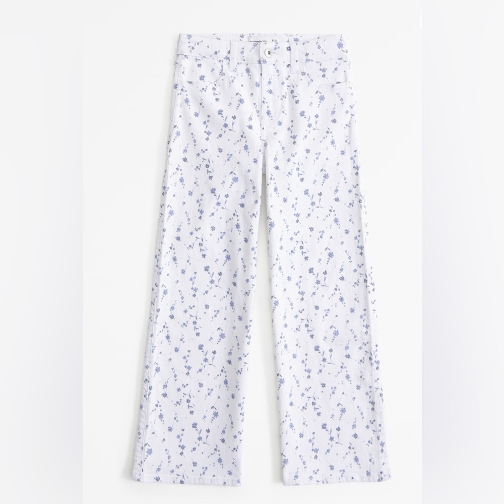 Abercrombie & Fitch Kids 
High Rise Wide Leg Jeans